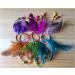 Set of 4 Handmade Boho Elastics Feather Hair Rope Ponytail Holders Hippie Hair Band Headbands Head Wrap Gypsy Hair Tie for Girl Women (Colour Random) - Buy Online on GoSupps.com