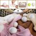Wool Dryer Balls Handmade Natural 100% Wool Tumble Dryer Balls Shorten Drying Time Reusable Pack of 6 Sheep Pattern (White) - Buy Online on GoSupps.com