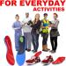 Aimesole High Arch Support Insoles for Plantar Fasciitis Pain Relief - Women's 10.5-12 / Men's 8.5-10 (Blue) - Buy Online on GoSupps.com