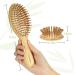 GAINWELL Bamboo Paddle Hair Brush - Detangling Hairbrush with Bamboo Bristles for Scalp Massage - Buy Online on GoSupps.com