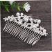 DOITOOL Tiara Wedding Hair Comb Pearl Hair Comb Bridal Headdress Wedding Headpiece Bride Alloy Hair Accessories - Buy Online on GoSupps.com