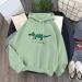 Mint Green Women's Cute Hoodie - Teen Girl Fall Sweatshirt | Casual Black Sweatshirt Women | Size M - Buy Online on GoSupps.com