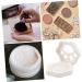 Outanaya 3pcs Eyeshadow Blush Palette Eye Shadow Lipstick Pallet Empty Makeup Pallet Plastic White - Buy Online on GoSupps.com