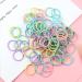 200-Piece Multicolor Elastic Hair Ties for Babies & Girls - 2.5 cm x 0.2 cm Kids Hair Accessories - Perfect for Children - Buy Online on GoSupps.com