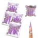 Kaluroil 200 PCs nail stencils - nail stencils self -adhesive & marked |Nail extension Accessories for gel nails & artificial fingernails (violet butterfly)