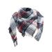 Women's scarf Elegant scarves women knitting scarf with wool neck warmer triangular cloth scarc cape multi -purpose scarf for women scarf unit size white