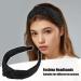 VOCOSTE Faux Leather Knotted Headband for Women - Black, 1.57 Wide - Buy Online on GoSupps.com