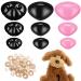 90 Pcs Safety Noses for Amigurumi Large Pink Safety Noses for Stuffed Animals Doll Noses Crochet Noses with Washers 11mm 15mm 20mm for Craft Doll Puppet Plush Toy Bear Accessories  3 Color