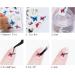 NICENEEDED 15 Sheets Christmas Theme Nail Art Stickers Water Transfer Stickers Nail Art Decals With Tweezer Plastic Cuticle Pusher Scissors For DIY Nail Decoration(Style 2) - Buy Online on GoSupps.com