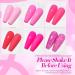 BORN PRETTY Pink Gel Nail Polish Set - 6 Neon Shades for Holiday Party | Cherry Blossom, Strawberry, Lovely Pink Colors | Gift Set for Natural Nails - Buy Online on GoSupps.com
