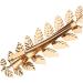 LEORX Gold Leaf Barrettes Metal Olive Leaf Hair Clip Minimalist Goddess Spring Hair Clip for Women - Buy Online on GoSupps.com
