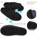Unisex Open Toe Diabetic Shoes | Extra Wide Arthritis & Edema Footwear | Medical Cast Shoes for Swollen Feet - Black Medium - Buy Online on GoSupps.com