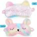 Shop Beaupretty Unicorn Sleep Masks - 6 Pcs Plush Eye Covers for Kids & Adults | Soft Multi-Function Travel Eye Masks - Buy Online on GoSupps.com