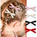 8pcs Satin Bowknot Hair Clips Accessories for Toddlers Girls Women Bow Claw Clip Hairpins Colorful Bow Tassel Hair Clips Ribbon Hair Barrettes - Buy Online on GoSupps.com
