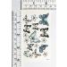 Mini Butterfly Waterproof Temporary Tattoo Sheets - Body Art Stickers for Women, Teens, and Girls - Buy Online on GoSupps.com