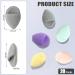 20 Pcs Reusable Facial Exfoliating Sponges for Deep Cleansing - Teardrop Shape Puff Style Exfoliating Pads for Removing Blackheads and Makeup | Women's Skin Care Solution - Buy Online on GoSupps.com
