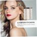 FOMIYES 27 Sheets Waterproof Eyebrow Stickers Waterproof Makeup Fake Eyebrow Sticker Temporary Brow Tattoos - Buy Online on GoSupps.com