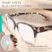 Tortoise Retro Square Blue Light Readers for Women - Stylish & Durable Reading Glasses for All Face Shapes - 2.25x Vision Enhancement - Buy Online on GoSupps.com