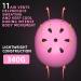 KORIMEFA Adult Adjustable Skateboard Helmet  Lightweight Multi-Sport Cycling Scooter Hoverboard Roller Skating Inline Skating for Boy Girl Adults Pink Large:22.4-24" - Buy Online on GoSupps.com
