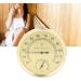 2-in-1 Sauna Hygrometer & Thermometer - Wall-Mounted Aluminum Hydrometer for Home Garden Greenhouse Spa - Buy Online on GoSupps.com