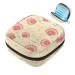 Menstruation pad bag with zipper women's napkin bag tampons collective bags for women and girls (cute pink summer shells)