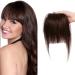 Clip in Fringe Human Hair #4 Medium Brown (25g)
