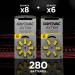 Rayovac Extra 10 Hearing Aid Batteries - 280 Count | 20 Blisters of 8 & 20 Blisters of 6 | Long-Lasting Power for Optimal Hearing - Buy Online on GoSupps.com