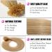 Rich Choices Real Hair Extensions | 50g Remy Keratin Bondings | 45cm Naturally Blonde (#24) - Buy Online on GoSupps.com