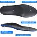 High Arch Support Orthotics for Plantar Fasciitis - Carbon Fiber PU Insoles with Metatarsal Pad & PORON Cushion - Durable Foot Pain Relief for Men 13-13.5/Women 15-15.5 - Black - Buy Online on GoSupps.com