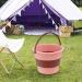 Ioensy Collapsible Bucket Cleaning Bucket Household Laundry Bucket Folding Bucket for Camping Pink - Buy Online on GoSupps.com