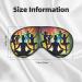 Shop Gymnastics Game Print Eye Mask | Adjustable Blackout Sleep Mask for Men & Women - Best Sleep Aid - Buy Online on GoSupps.com