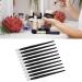 Silicone Eye Makeup Applicator Silicone Eyeshadow Brush Kit Easy to Clean Portable Long Lasting for Eyebrow Powder - Buy Online on GoSupps.com