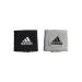 adidas Interval Reversible Wristband Black/White/Aluminum 2 One Size