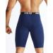 NELEUS Men's Compression Shorts with Pocket - 3 Pack (Black/Grey/Navy Blue) - Buy Online on GoSupps.com