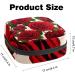 Shop Retro Red Rose Portable Women's Bags for Menstrual Cups & Pads - Perfect for Teens! - Buy Online on GoSupps.com
