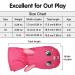 Buy Moko Children's Ski Gloves - Windproof & Waterproof Winter Handheld Warm Faustlings for Girls (4-6 Years) - Perfect for Skiing Cycling & Snowboarding in Magenta (Rabbit) - Buy Online on GoSupps.com