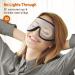 YFONG 3D Contoured Sleep Mask for Side Sleeper - No Pressure Soft Eye Covers - Adjustable Strap for Women Men - Blocking Lights & Travel Blindfold - Buy Online on GoSupps.com