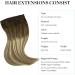 DOORES Sew in Hair Extensions Real Human Hair Balayage Walnut Brown to Ash Brown and Bleach Blonde 16 Inch 80g Natural Weave Remy Human Hair Extensions Full Head Natural Thickness Sew in Weft Hair 16 Inch-80g #3/8/613 Walnut Brown to Ash Brown and Bleach  - Buy Online on GoSupps.com