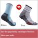 FEIDEER Men's Hiking Walking Socks Multi-Pack | Wicking Cushioned Outdoor Recreation Socks | Black Quarter 12.5-15 - Buy Online on GoSupps.com