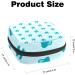 Teeth Print Sanitary Napkin Storage Bag - Portable Period Kit for Women, Teens, and Girls - Menstrual Cup Pouch & Tampon Bag - Color 2 - Buy Online on GoSupps.com