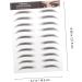 DOITOOL Black Eyebrows 30 Pcs Imitation Eco Eyebrow Sticker Stickers Hair Eyebrows Water Transfer Eyebrow Sticker Cosmetic 21.5X14.5cmx3pcs Blackx3pcs - Buy Online on GoSupps.com