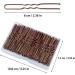 200 PCS Bobby Pins for Thick Hair U Shaped Hair Pins Hair Grips for Buns Secure Hold Girls Women Styling Pins with Storage Box Hair Decoration Hairdressing Salon Home Use Brown - Buy Online on GoSupps.com