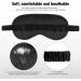 2-Pack Silk Sleep Mask Set - Black+Purple | IEKEODI Eye Mask for Sleeping, Elastic Blackout Eye Mask & Blindfold for Full Night's Sleep, Travel, and Nap - Buy Online on GoSupps.com