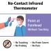 Digital Infrared Forehead Thermometer - No Contact, Fast Readings, Fever Indicators, Memory Function - Babies & Adults - Buy Online on GoSupps.com