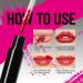 Peel Off Lip Liner StainPeel Off Lipliner Pencil Set 6 Pieces Highly Pigmented NonBreaking Lip Stain for Women and Girls - Buy Online on GoSupps.com