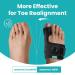 Welnove Bunion Corrector for Women - Adjustable Orthopedic Big Toe Splint & Brace | Effective Bunion Relief for Right Feet (Black - Buy Online on GoSupps.com