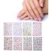 Nail Art Stickers Ladies Nail Stickers Self Adhesive DIY Nail Art Decorations Nail Art Decal Tools Nail Art Supplies - Buy Online on GoSupps.com