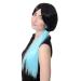Buy WIG ME UP Sexy Girly Cosplay Wig - Black Bob & Long Light Blue Cyan Braid Ponytail SA074-2HTF2513 | International Shipping Available - Buy Online on GoSupps.com