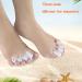 2 Pairs Gel Toe Separators for Bunion & Hammer Toe Relief - Toe Spacers & Straighteners for Foot Pain - Men & Women, White - Buy Online on GoSupps.com