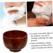 Angoily Wooden Razor Cleaning Bowl | Dual Serving Container for Shaving Foam & Soap | Travel-Friendly Bath Accessory - Buy Online on GoSupps.com